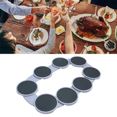 Table Turntable Turntable Tray 360 ° Rotation Multifunctional Reusable Portable Rotating Food Organizer Tray for Dining Table
