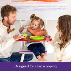 First Stage Silicone Baby Spoon - Self Feeding Utensils for Infants - Soft & Gentle on Gums - BPA Free Set (Pastel2)