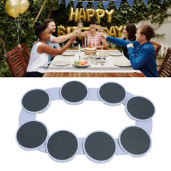 Table Turntable Turntable Tray 360 ° Rotation Multifunctional Reusable Portable Rotating Food Organizer Tray for Dining Table