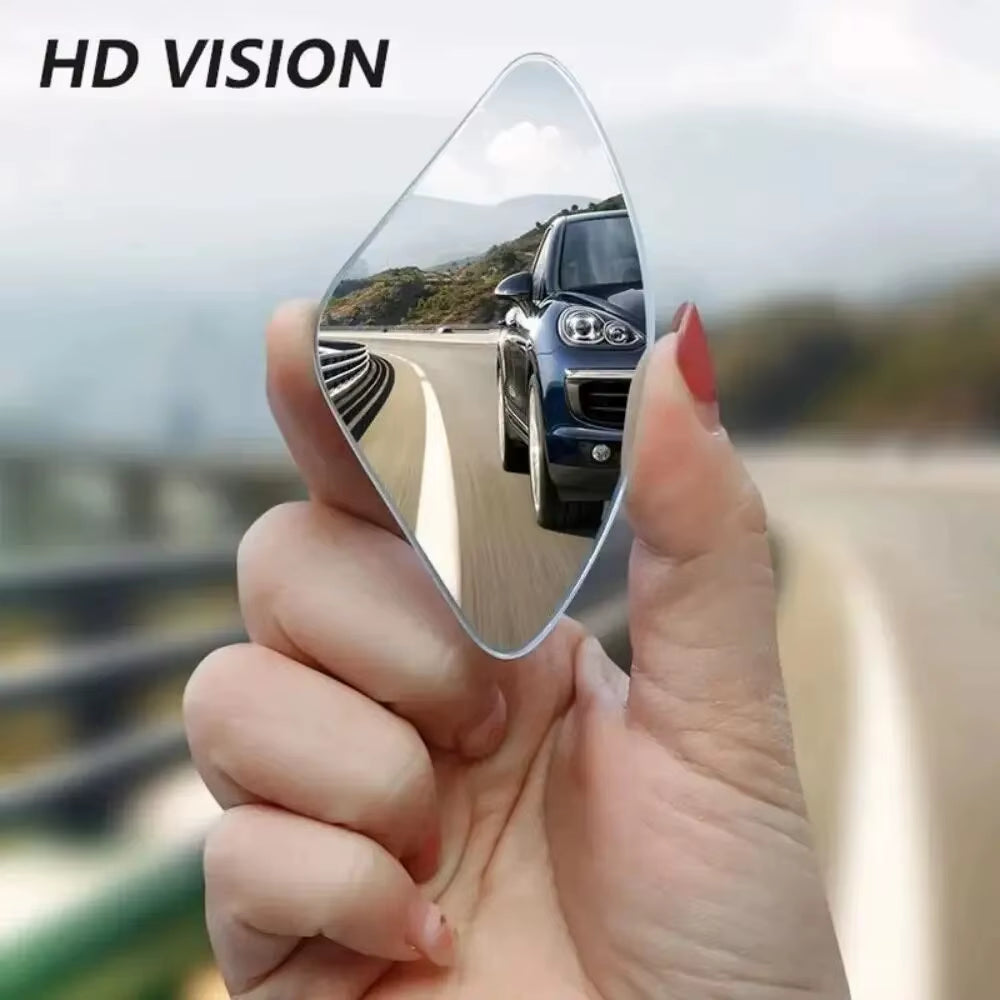 2Pcs Car Mirror Wide Angle Car Blind Spot Mirrors 360° Adjustable Auxiliary Rearview Mirrors HD Frameless Small round Mirror